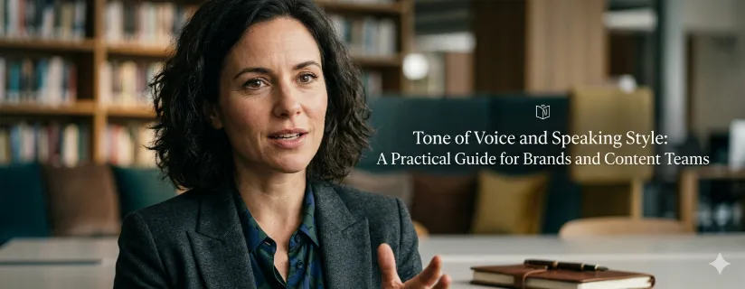 Tone of Voice and Speaking Style: A Practical Guide for Brands and Content Teams