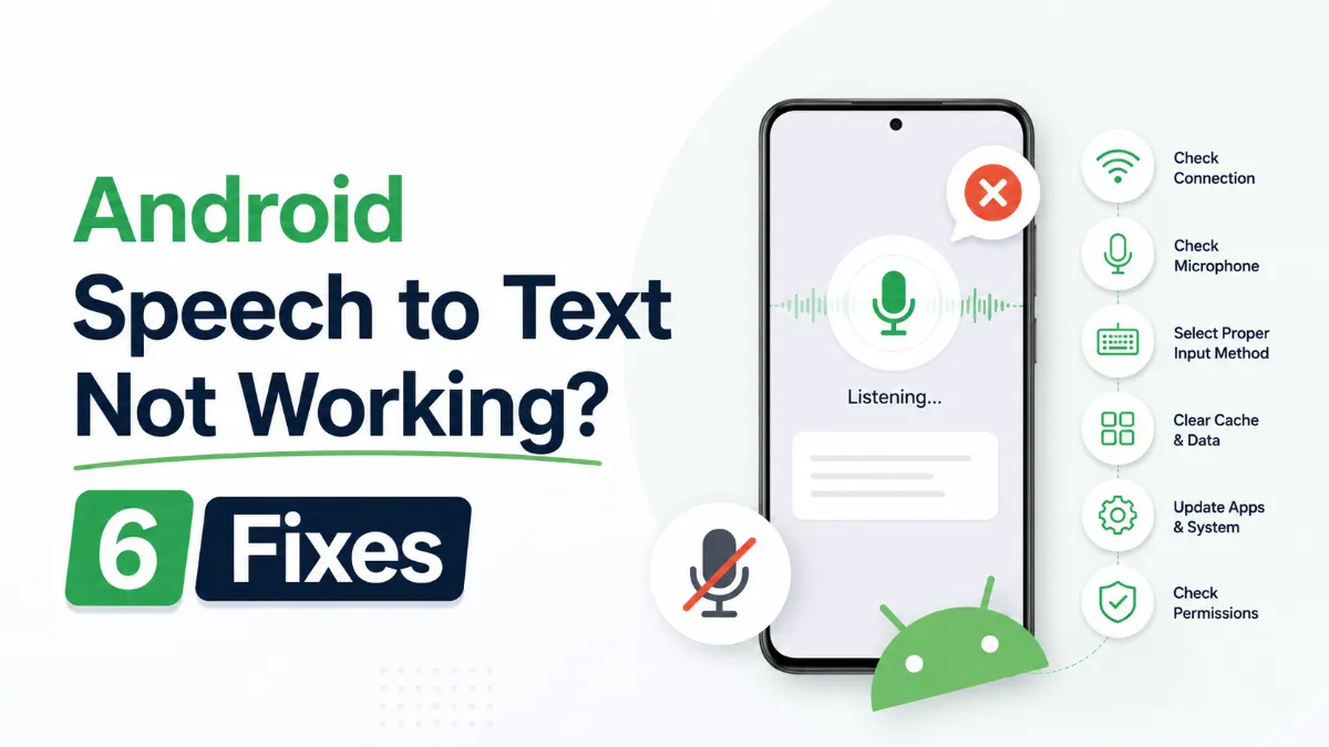 android-speech-to-text-not-working