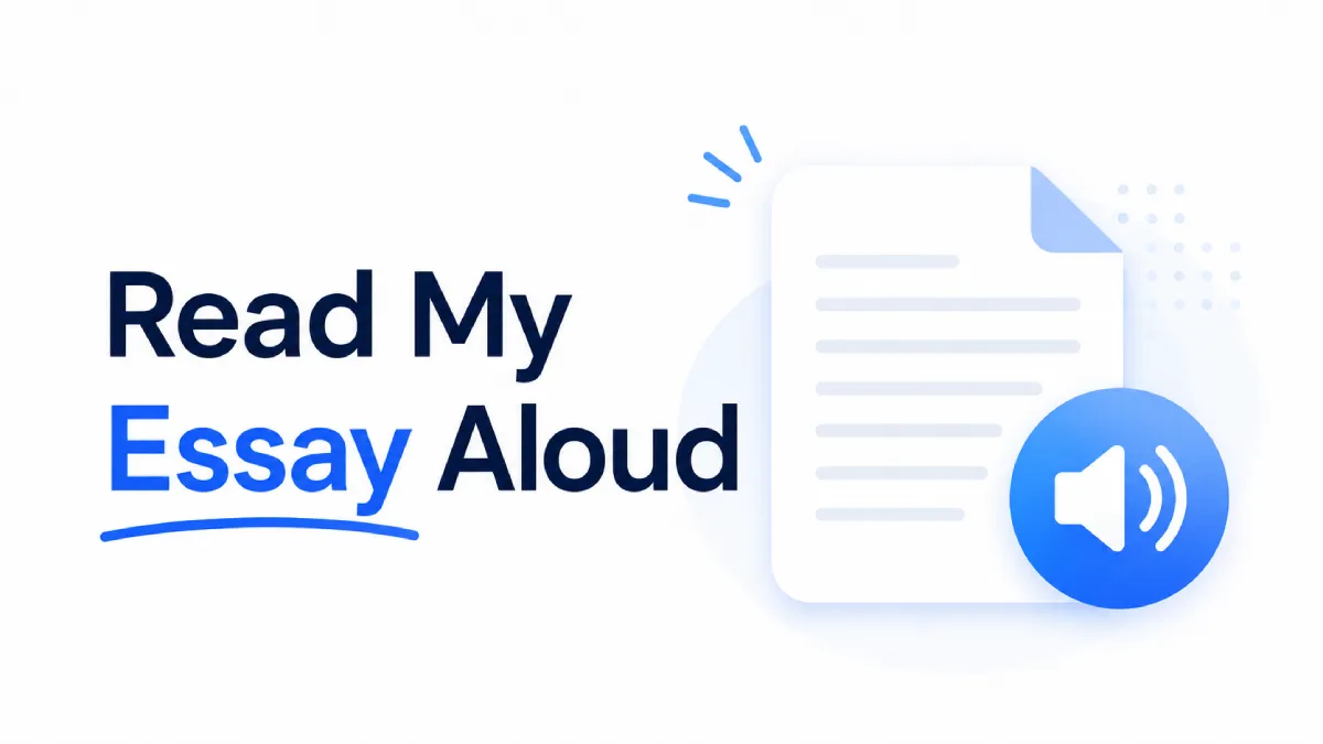 Read My Essay Aloud: Best Ways to Review Your Draft